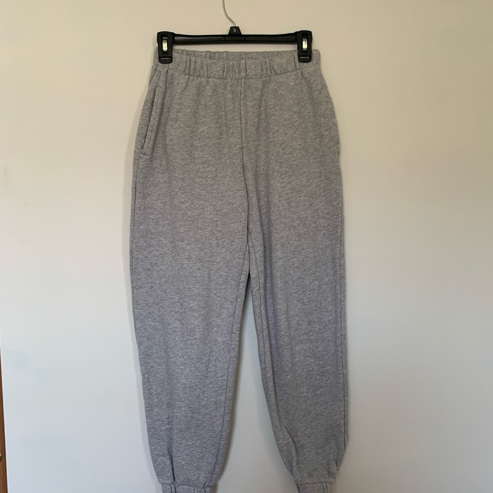 Gray John Galt Brandy Melville Rosa sweatpants joggers